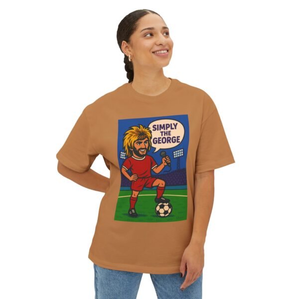 "Simply the George" Unisex Oversized Boxy Tee - Fun Soccer Graphic T-Shirt - Image 19