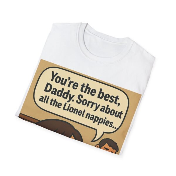Father's Day Humor Tee, Gifts for Dad, Funny Parenting Top, Unisex Softstyle Tee - Image 4