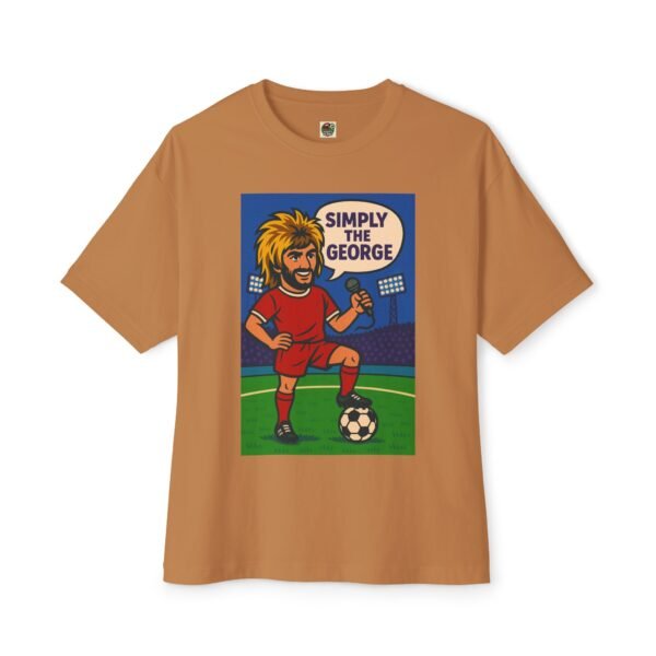 "Simply the George" Unisex Oversized Boxy Tee - Fun Soccer Graphic T-Shirt - Image 17