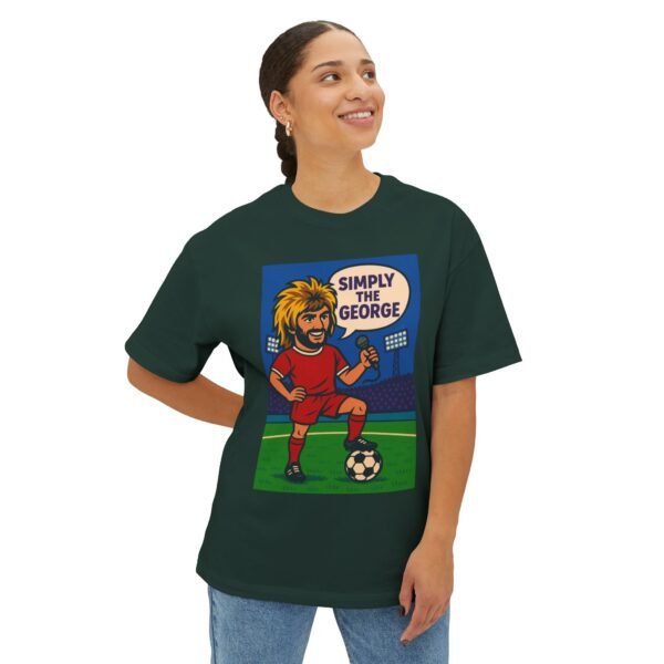 "Simply the George" Unisex Oversized Boxy Tee - Fun Soccer Graphic T-Shirt - Image 27