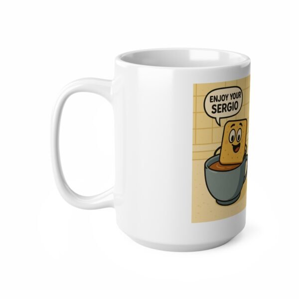 Footy Slang Enjoy Your Sergio Mug, Cheerful Kitchen Gift, Tea/Coffee Lover Accessory, Quirky Breakfast Table - Image 6