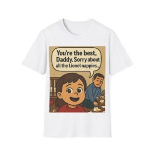 Father's Day Humor Tee, Gifts for Dad, Funny Parenting Top, Unisex Softstyle Tee