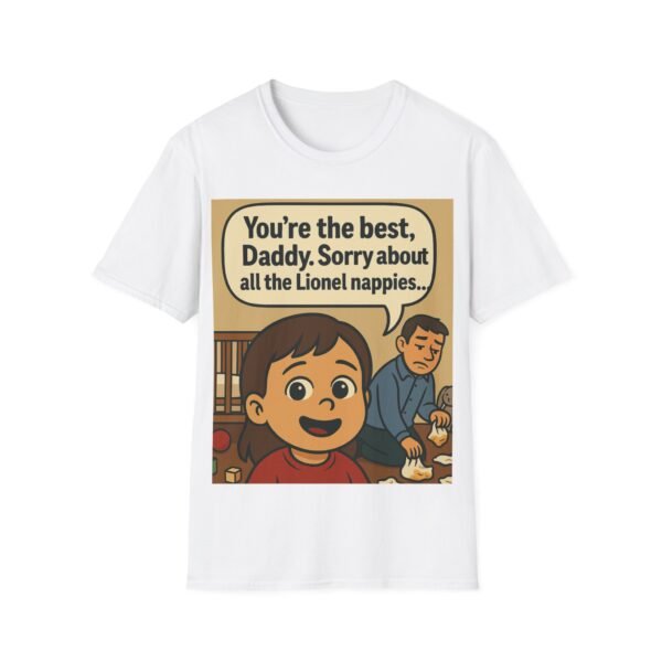 Father's Day Humor Tee, Gifts for Dad, Funny Parenting Top, Unisex Softstyle Tee