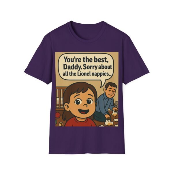 Father's Day Humor Tee, Gifts for Dad, Funny Parenting Top, Unisex Softstyle Tee - Image 26