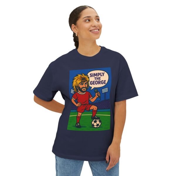 "Simply the George" Unisex Oversized Boxy Tee - Fun Soccer Graphic T-Shirt - Image 35