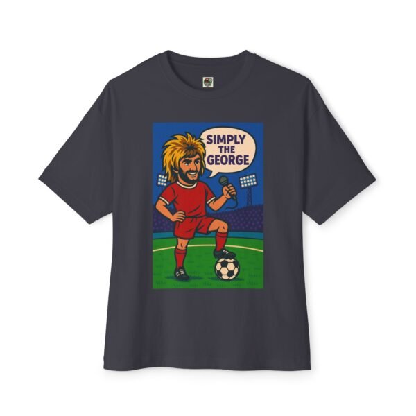 "Simply the George" Unisex Oversized Boxy Tee - Fun Soccer Graphic T-Shirt - Image 21