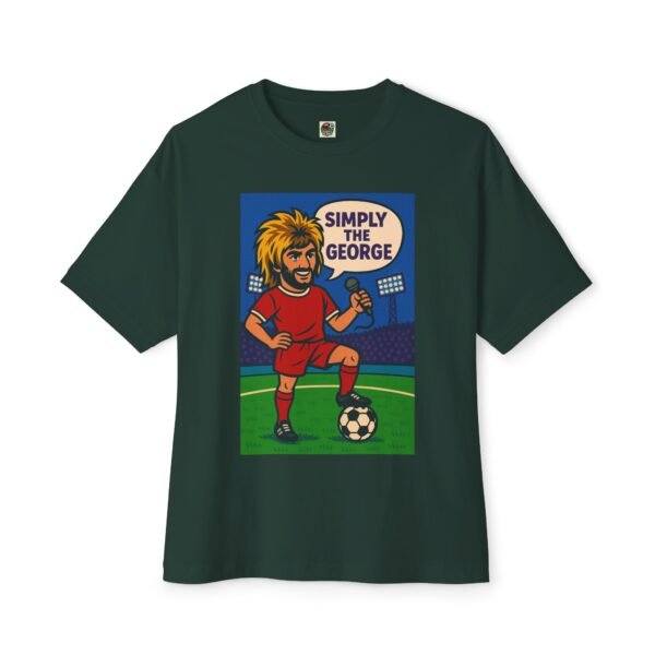 "Simply the George" Unisex Oversized Boxy Tee - Fun Soccer Graphic T-Shirt - Image 25