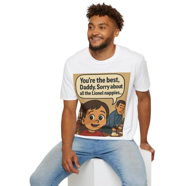 Father's Day Humor Tee, Gifts for Dad, Funny Parenting Top, Unisex Softstyle Tee - Image 5