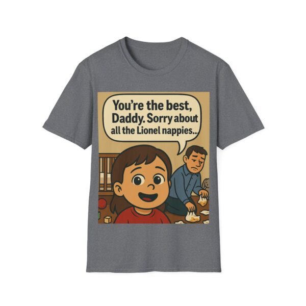 Father's Day Humor Tee, Gifts for Dad, Funny Parenting Top, Unisex Softstyle Tee - Image 6