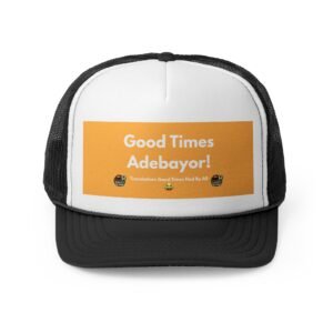 Footy Slang Good Times Trucker Cap - Retro Hats for Outdoor Adventures, Summer Festivals, Gifts for Friends, Casual Wear, Birthday Celebrations