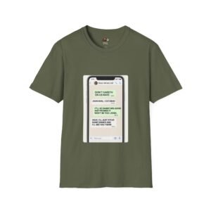 Football Slang Group Chat Tee - Fun Quote T-Shirt, Gift for Friends, Unisex Graphic Tee, Humour Apparel, Everyday Style
