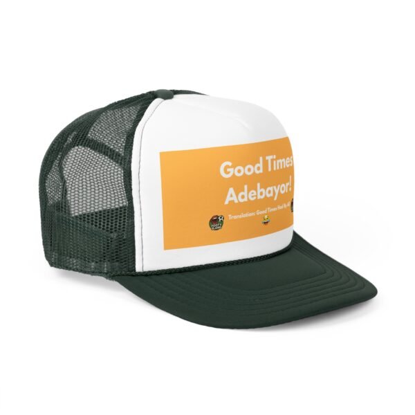 Footy Slang Good Times Trucker Cap - Retro Hats for Outdoor Adventures, Summer Festivals, Gifts for Friends, Casual Wear, Birthday Celebrations - Image 14