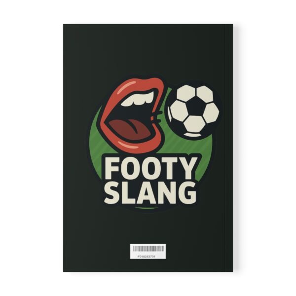 Footy Slang Themed Notebook, She's Pretty Bright A5 Soccer Journal, Sports Gift, Football Notepad, Fun School Supplies, Gift for Players, - Image 3