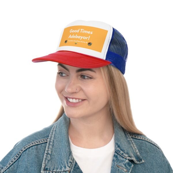 Footy Slang Good Times Trucker Cap - Retro Hats for Outdoor Adventures, Summer Festivals, Gifts for Friends, Casual Wear, Birthday Celebrations - Image 12