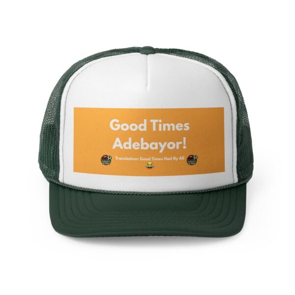 Footy Slang Good Times Trucker Cap - Retro Hats for Outdoor Adventures, Summer Festivals, Gifts for Friends, Casual Wear, Birthday Celebrations - Image 13