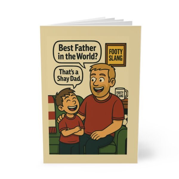 A5 Softcover Notebook Best Dad in the World? Shay Footy Banter Notebook | Father's Day Gift, Football Journal, Dad Notebook, Funny Gifts for Him, Dad Humor Diary - Image 3