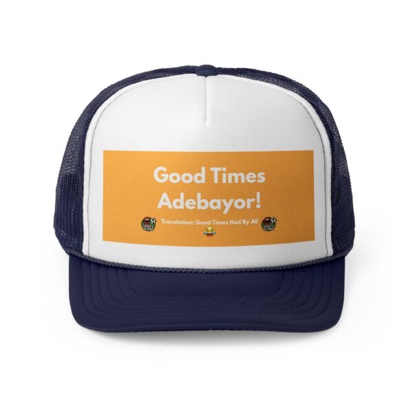 Footy Slang Good Times Trucker Cap - Retro Hats for Outdoor Adventures, Summer Festivals, Gifts for Friends, Casual Wear, Birthday Celebrations - Image 17