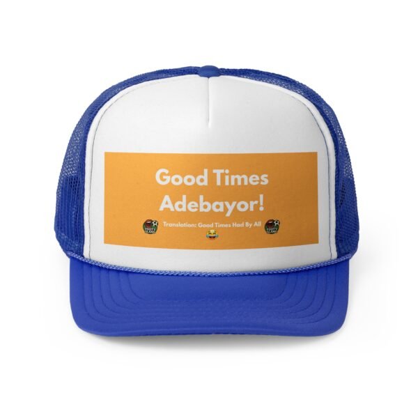 Footy Slang Good Times Trucker Cap - Retro Hats for Outdoor Adventures, Summer Festivals, Gifts for Friends, Casual Wear, Birthday Celebrations - Image 21