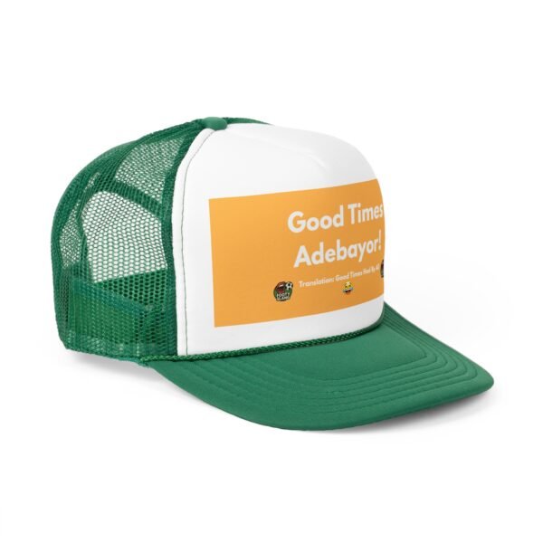 Footy Slang Good Times Trucker Cap - Retro Hats for Outdoor Adventures, Summer Festivals, Gifts for Friends, Casual Wear, Birthday Celebrations - Image 6