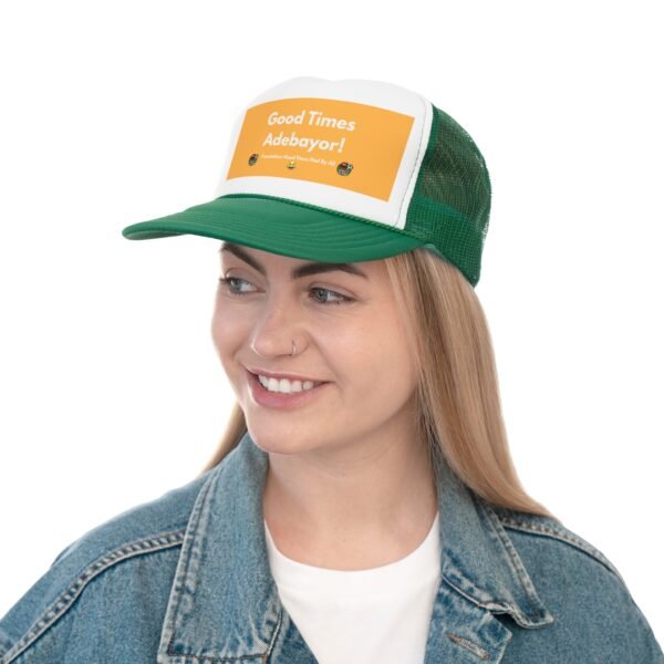 Footy Slang Good Times Trucker Cap - Retro Hats for Outdoor Adventures, Summer Festivals, Gifts for Friends, Casual Wear, Birthday Celebrations - Image 8