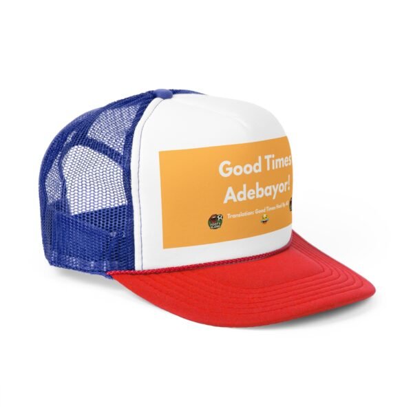 Footy Slang Good Times Trucker Cap - Retro Hats for Outdoor Adventures, Summer Festivals, Gifts for Friends, Casual Wear, Birthday Celebrations - Image 10